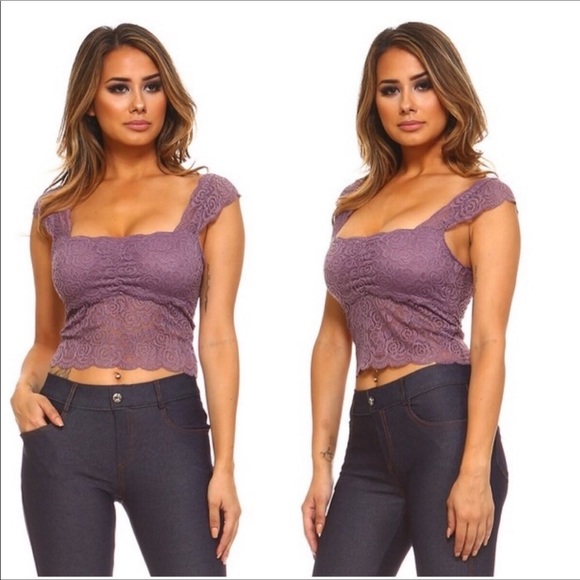 Lace Top Bralette - Picture 3 of 5